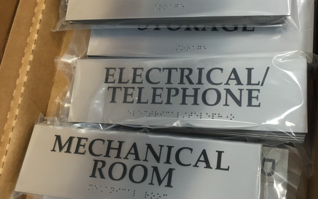 How To Make Braille Signage