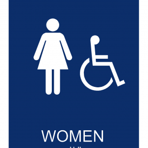 ADA Women Restroom Signs