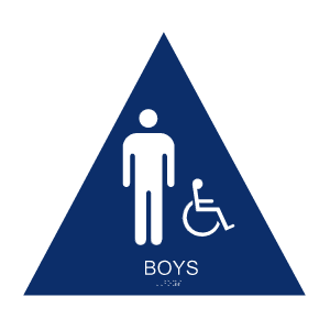 California ADA Boys Restroom Signs