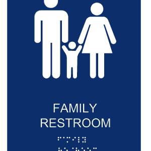 Family Restroom Signs