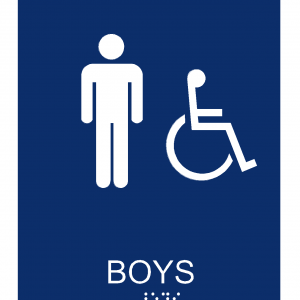 ADA Boys Restroom Signs