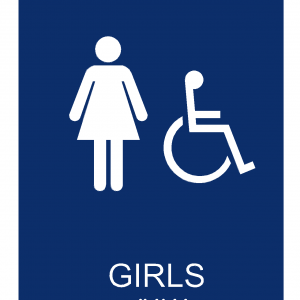 ADA Girls Restroom Signs