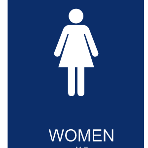 Women Restroom Signs