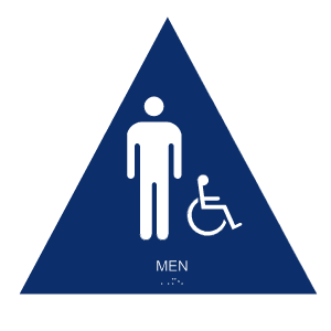 California ADA Men Restroom Signs