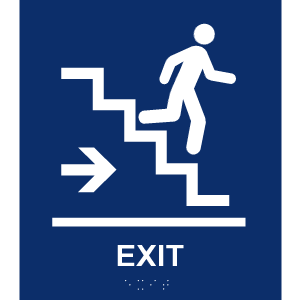 Stair Exit Signs