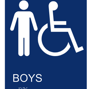ADA-Boys Restroom signs