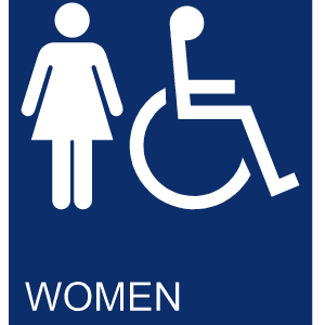 ADA-Women Restroom Signs